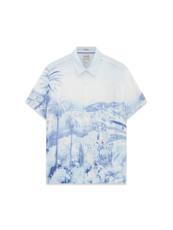 Guess Guess Košile 182950 Modrá Classic Fit