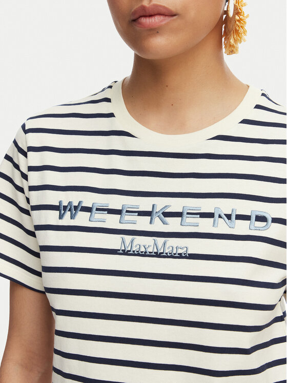 Weekend Max Mara Weekend Max Mara T-Shirt Bora 2615971042 Granatowy Regular Fit