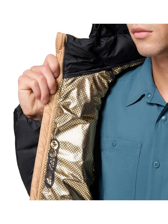 Columbia Columbia Kurtka puchowa 208529 Beżowy Regular Fit