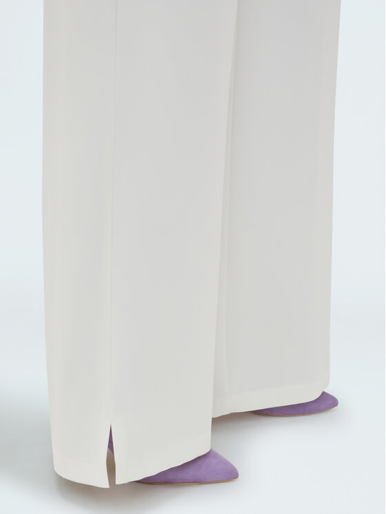 Fiorella Rubino Fiorella Rubino Pantaloni di tessuto P068T005447N011 Bianco Regular Fit