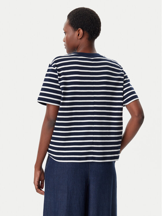 Tommy Hilfiger Tommy Hilfiger T-Shirt Modern Cody WW0WW46158 Granatowy Relaxed Fit