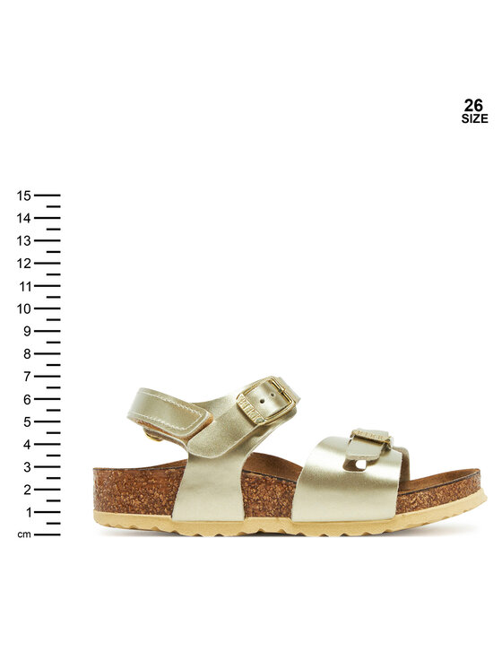 Birkenstock Birkenstock Sandały Rio As Kids 1029540 S Złoty
