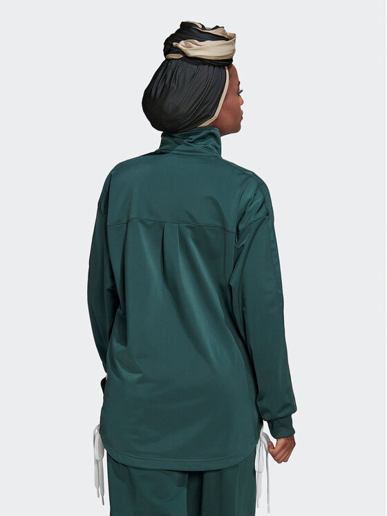adidas adidas Bluză Always Original Laced HK5073 Verde Relaxed Fit