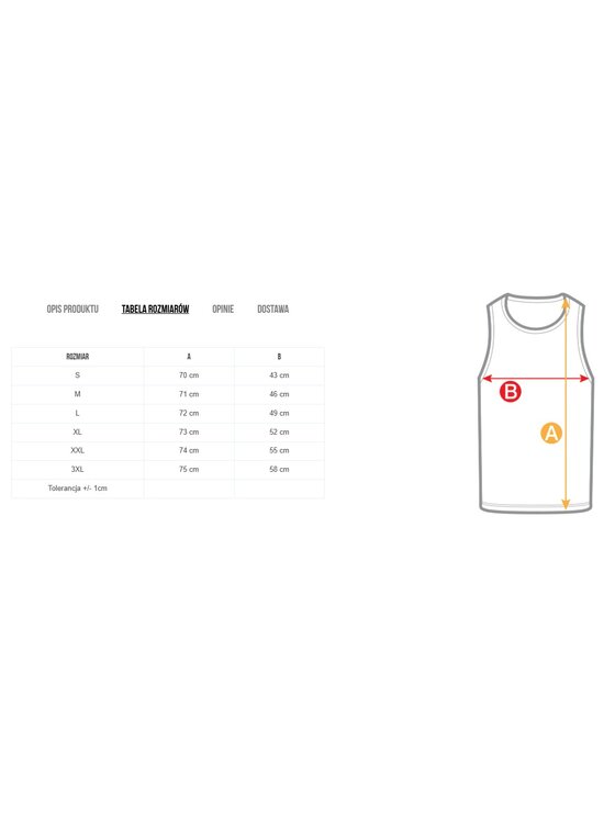 PITBULL PITBULL Tank top Tank Czarny Regular Fit