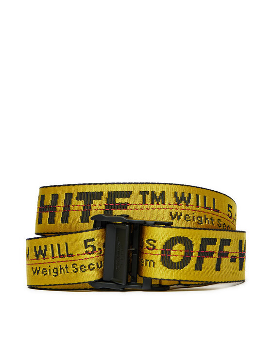 Off White Ceinture homme OMRB012R21FAB0011810 Jaune