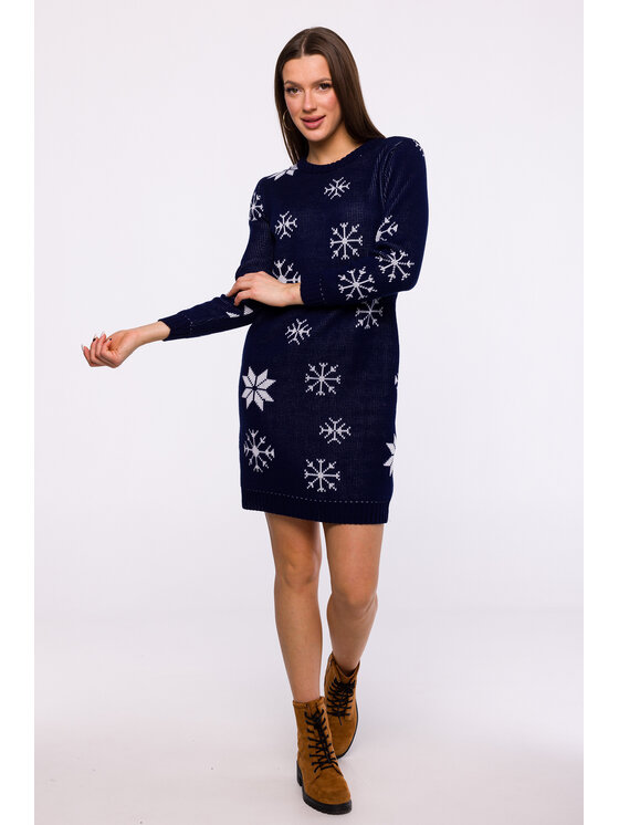 Made of Emotion Made of Emotion Maglione MXS11 Blu scuro Comfort Fit
