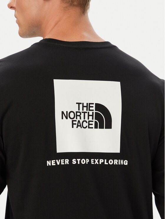The North Face The North Face Hosszú ujjú Evolution Box Nse NF0A8B68 Fekete Regular Fit