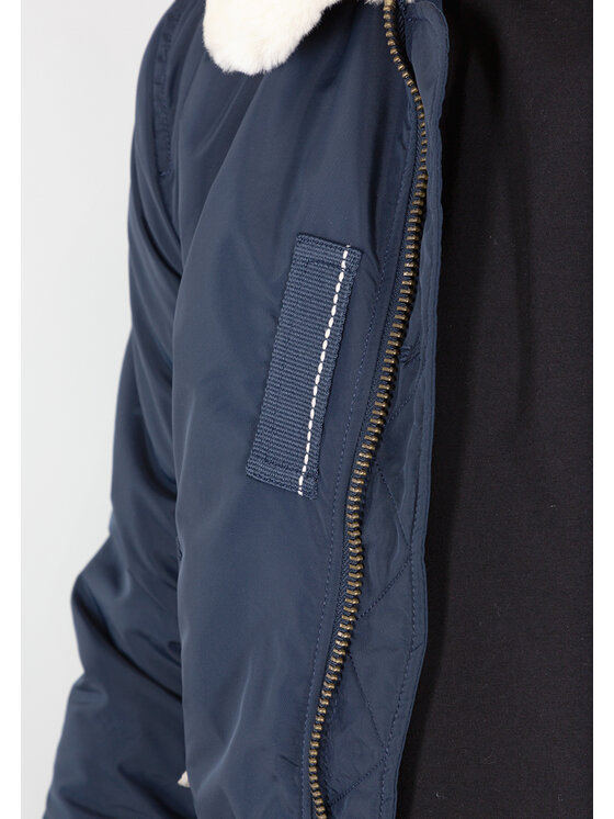 Alpha Industries Alpha Industries Kurtka bomber AI.143104-07 Granatowy Vintage Fit