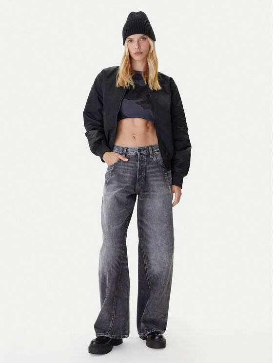 G-Star Raw G-Star Raw Farmer Contor 3D D27690-D537 Szürke Wide Leg