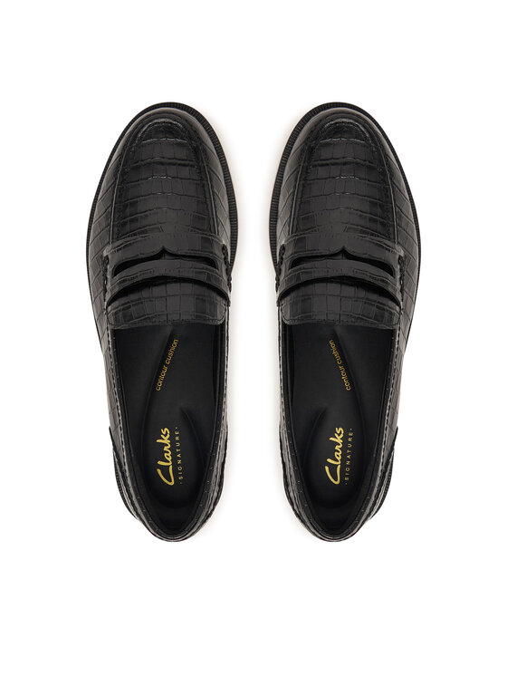 Clarks Clarks Polobotky Straven2 Penny 26320277 Černá