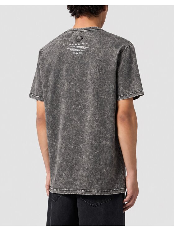 PHILIPP PLEIN PHILIPP PLEIN T-Shirt 32093 Czarny Regular Fit