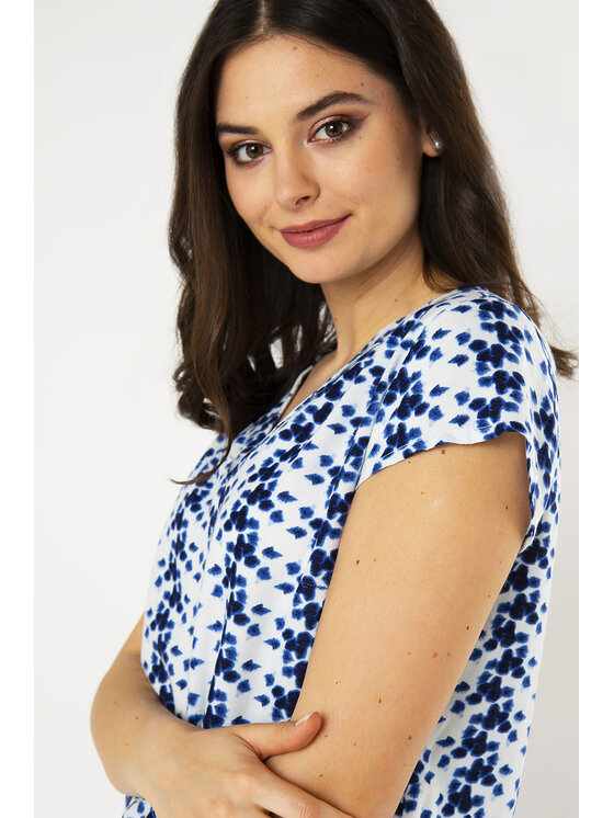 QUIOSQUE QUIOSQUE Halenka AQUAMARINE SHIRT Barevná Regular Fit
