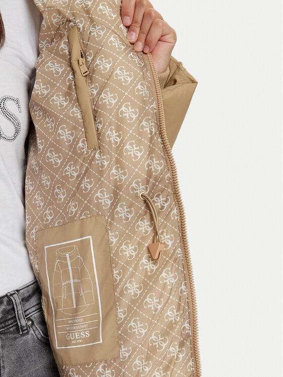 Guess Guess Žieminė striukė Marika W4BL99 WG0V0 Smėlio Regular Fit