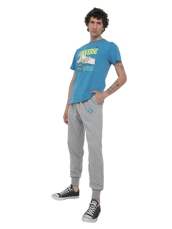 Converse Converse T-Shirt Alien Mountain Niebieski Regular Fit