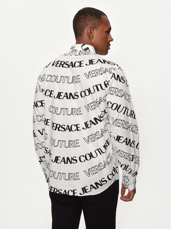 Versace Jeans Couture Versace Jeans Couture Риза 76GAL2R0 Бял Regular Fit