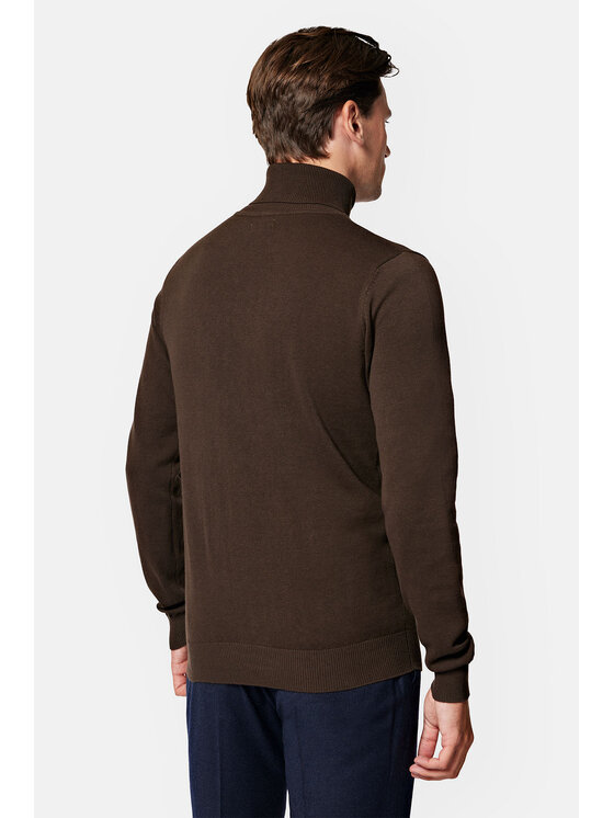 Lancerto Lancerto Golf Slink SW073223000061 Brązowy Regular Fit