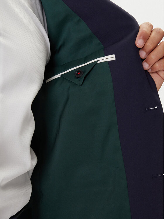 HUGO HUGO Garnitur Arti-Hesten253X 50544524 Granatowy Extra Slim Fit