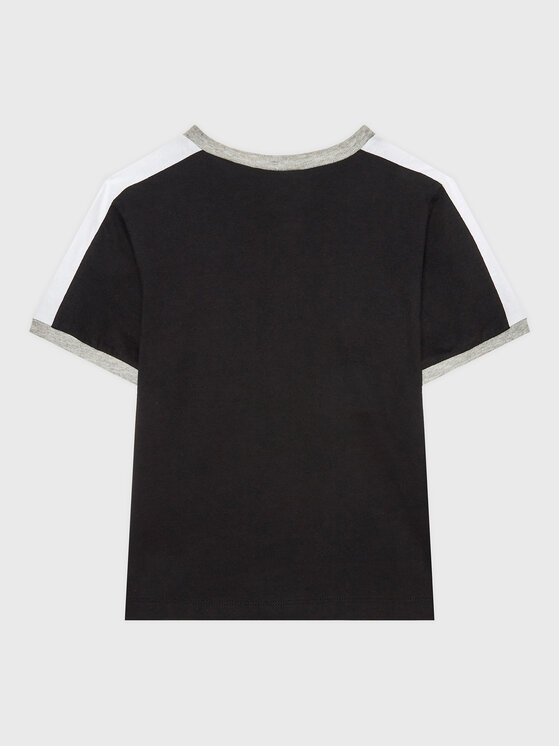 United Colors Of Benetton United Colors Of Benetton Majica 3096G108L Črna Regular Fit