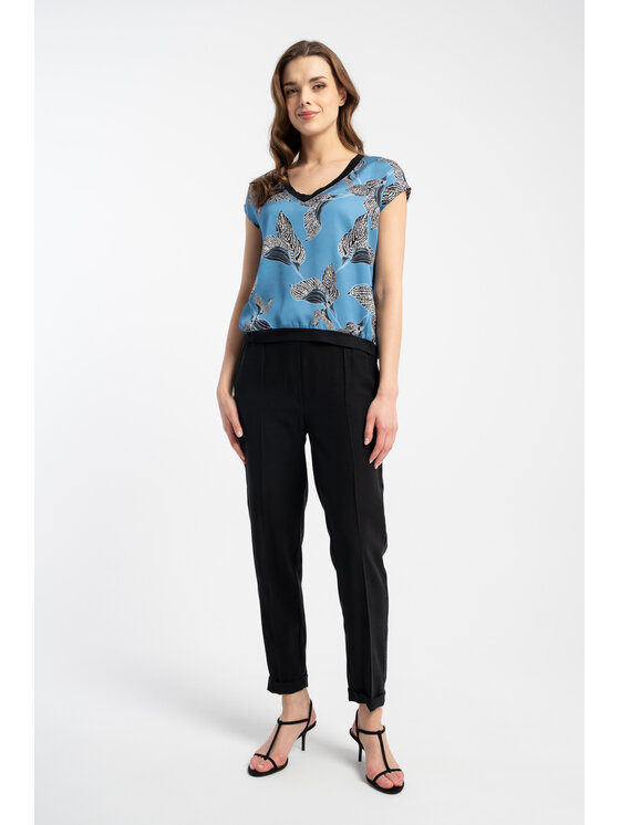 CLICK CLICK Μπλουζάκι 10-6856 Μπλε Relaxed Fit