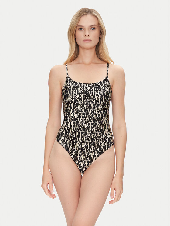 Emporio Armani Emporio Armani Jednodílné plavky EW000797 AF12190 FC125 Černá