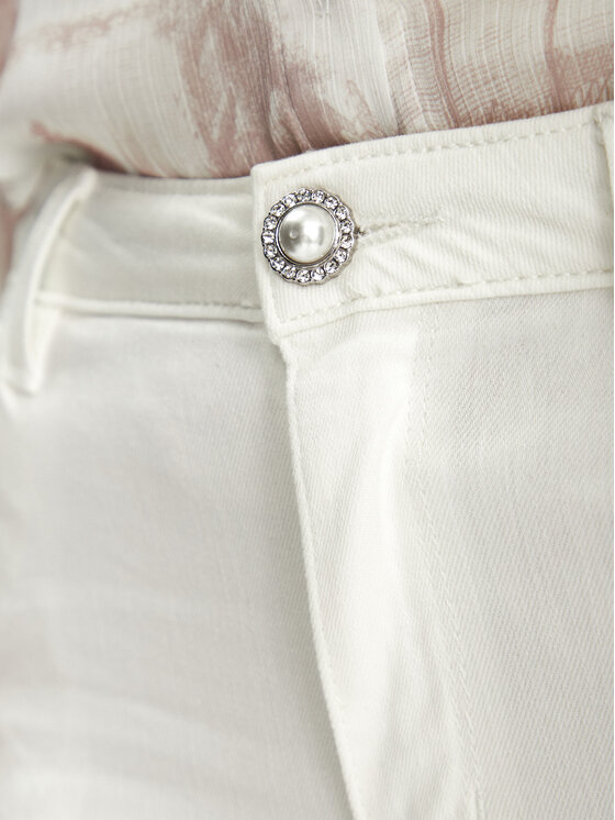 Guess Guess Džinsai W5GA15 D5N71 Smėlio Skinny Fit