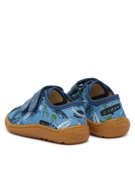 Froddo Froddo Bačkory Barefoot Canvas G1700440-6 M Modrá