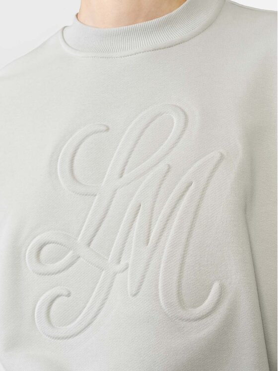 La Mania La Mania Felpa OYSTER Grigio Basic Fit