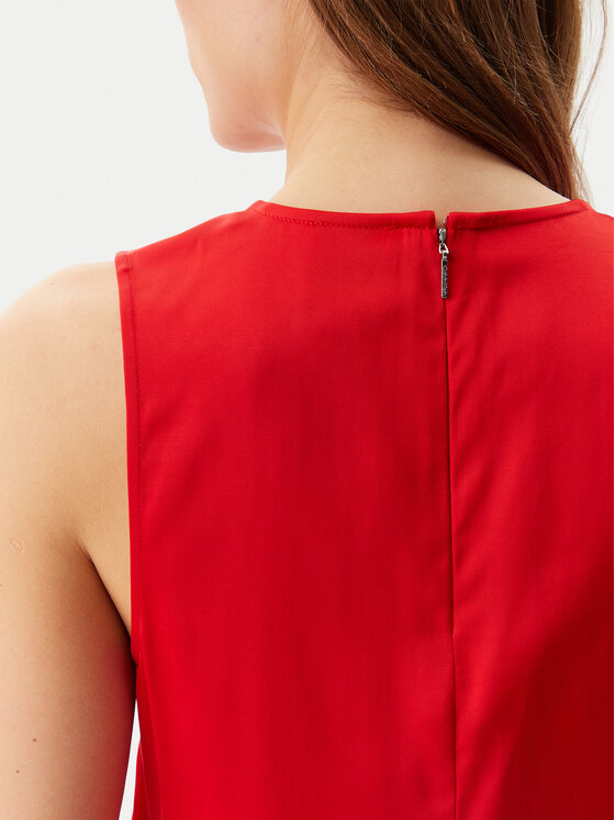 Calvin Klein Calvin Klein Marškinėliai K20K208190 Raudona Regular Fit