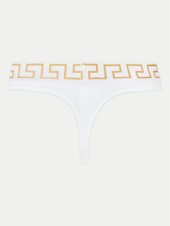 Versace Stringi AU100022 1A10011 Biały | Modivo.pl