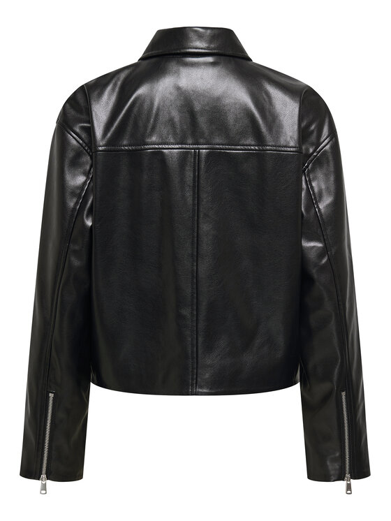 ONLY ONLY Giacca in similpelle Nicki 15356871 Nero Regular Fit