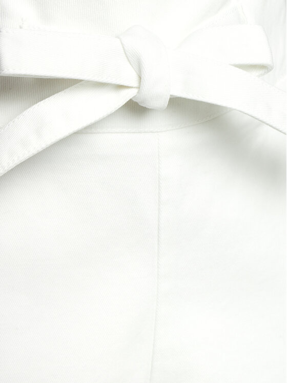 MVP Wardrobe MVP Wardrobe Šortky z materiálu MVPE4SJ127.BXXXXXX Bílá Classic Fit