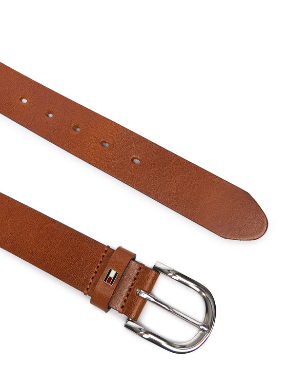 Tommy Hilfiger Tommy Hilfiger Dámský pásek New Danny Belt WW0WW11590 Hnědá