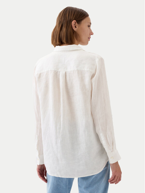 Gap Gap Koszula 875983-03 Biały Relaxed Fit