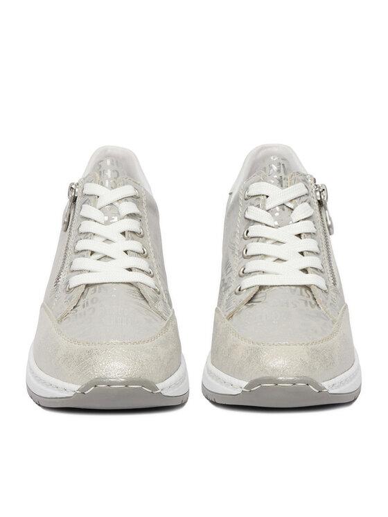 Rieker Rieker Sneakersy N4316-90 Stříbrná