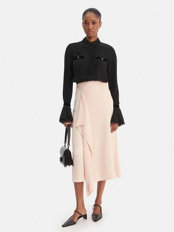 BOSS BOSS Midi sukně Vemuth 50552076 Růžová Regular Fit