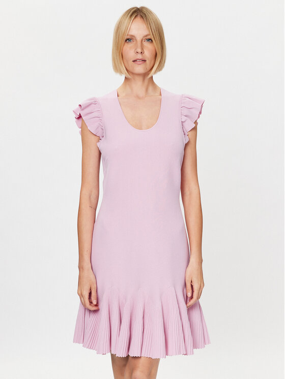 Ted Baker Ted Baker Džemper haljina Milasen 268210 Ružičasta Slim Fit