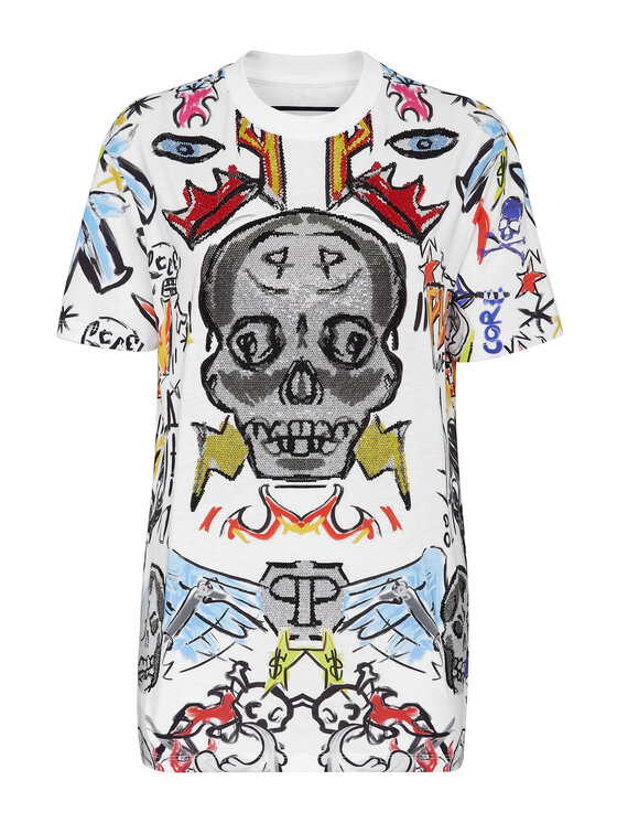 PHILIPP PLEIN PHILIPP PLEIN T-Shirt 13669 Barevná Regular Fit
