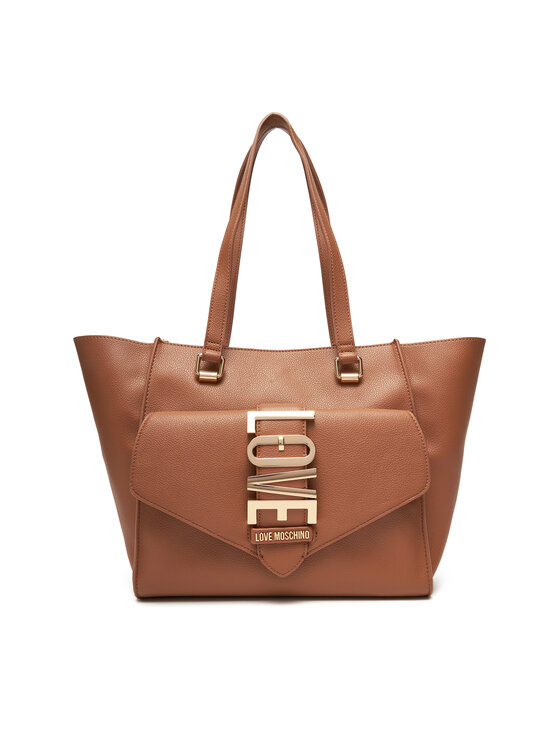Geantă LOVE MOSCHINO JC4225PP0MKC0201 Maro