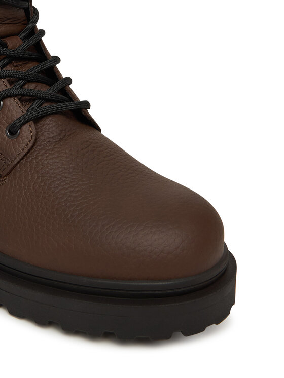 Tommy Jeans Tommy Jeans Gležnjače Tjm Lace Up Boot Leather EM0EM01629 Smeđa