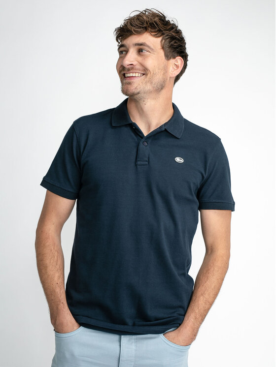 Petrol Industries Tricou polo M-1030-POL945 Albastru Regular Fit