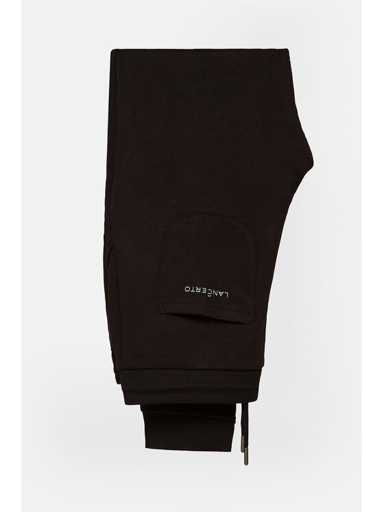 Lancerto Lancerto Spodnie dresowe Dax Czarny Regular Fit