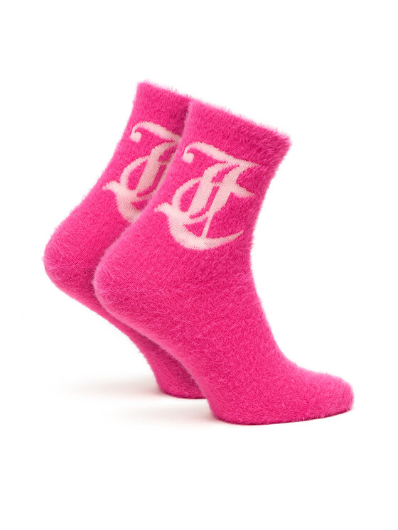 Juicy Couture Juicy Couture Set od 2 para ženskih visokih čarapa JCAXS225719 Šarena