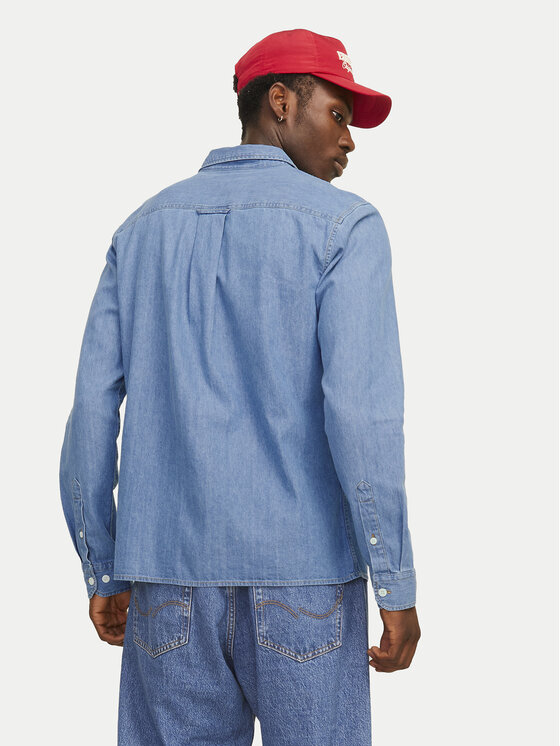 Jack&Jones Jack&Jones cămașă de blugi Travis 12269262 Albastru Comfort Fit