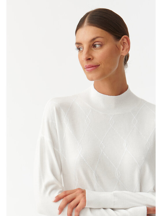 TATUUM TATUUM Svetr CEKIRO Krémová Classic Fit