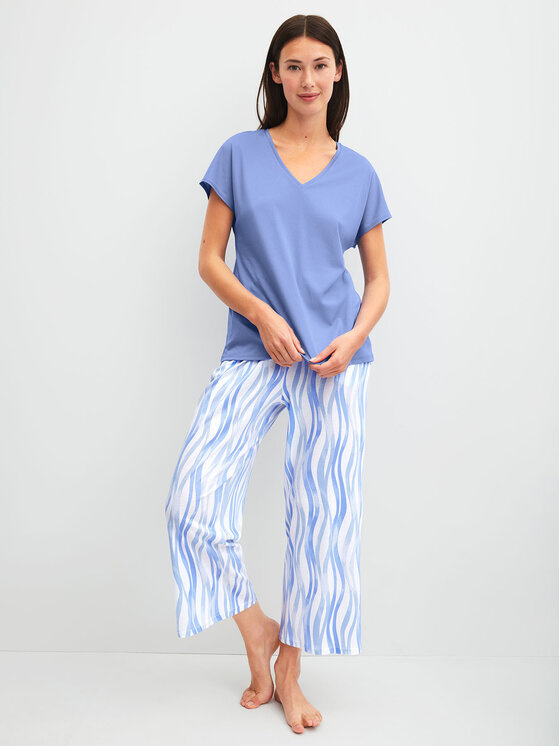 Calida Calida Pyžamové nohavice 28424 Biela Comfortable Fit