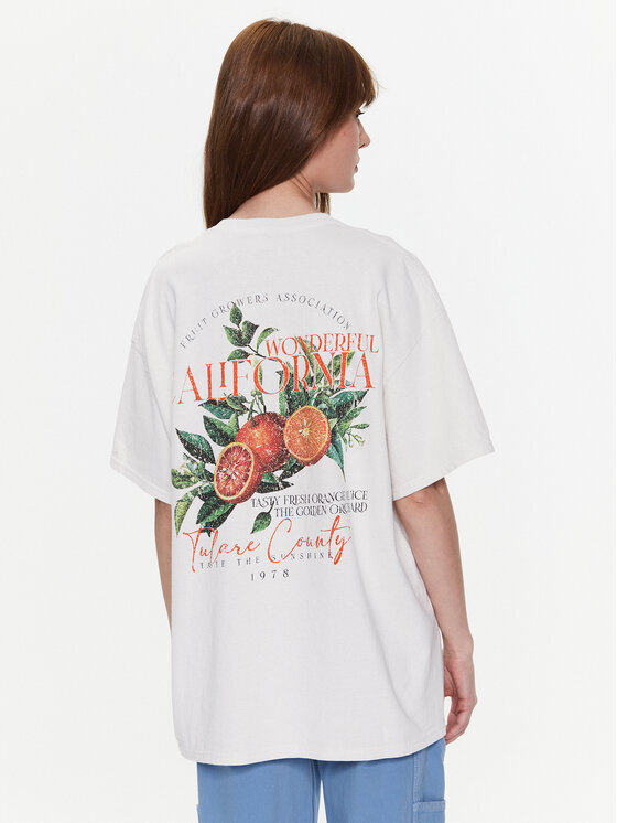 T-shirt BDG CALIFORNIA ORANGE T 76488816 Bianco