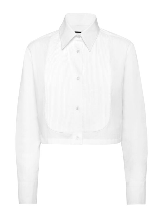 PHILIPP PLEIN PHILIPP PLEIN Koszula 22917 Biały Fitted Fit