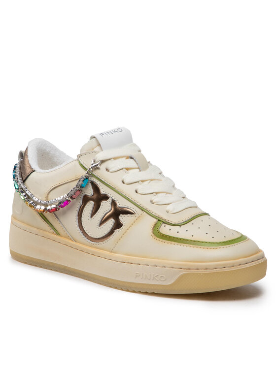 PINKO Pinko Αθλητικά Corsica Basket Sneaker AI 22-23 BLKS1 1H214P A08R Λευκό