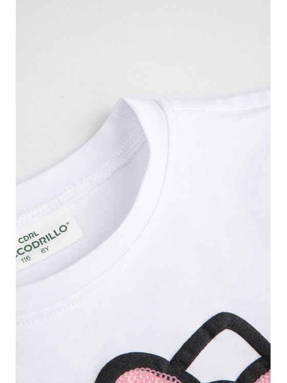 Coccodrillo Coccodrillo T-Shirt ZC5143201LGD-001 Bílá Regular Fit