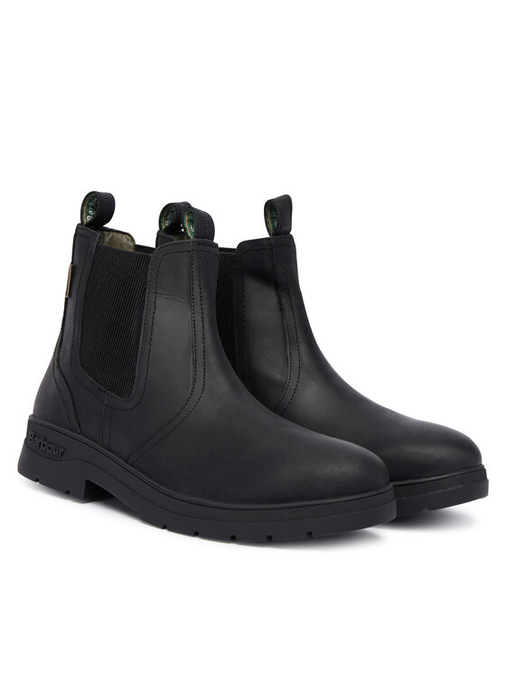 Barbour Barbour Kotníková obuv s elastickým prvkem Turnbull MFO0817BK11 Černá